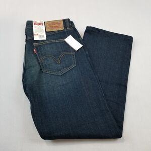 Levis 505 Jeans Men 34x30 Actual 34x29 Regular Fit Straight Blue Denim